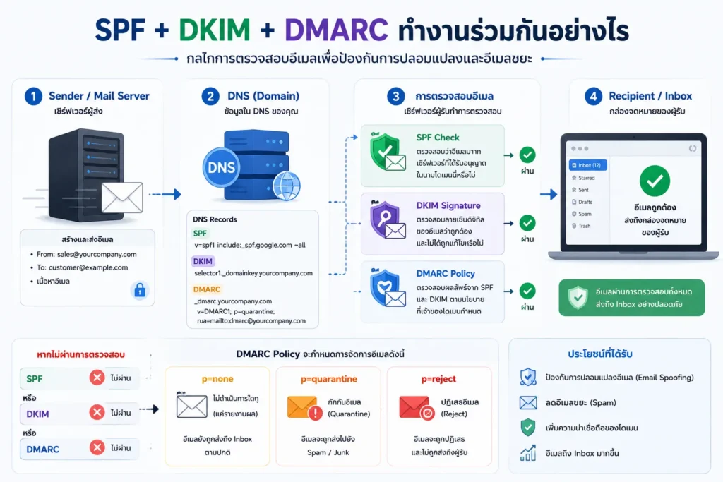 Spam Mail คืออะไร? ป้องกันอย่างไรไม่ให้อีเมลถูกปลอมแปลง